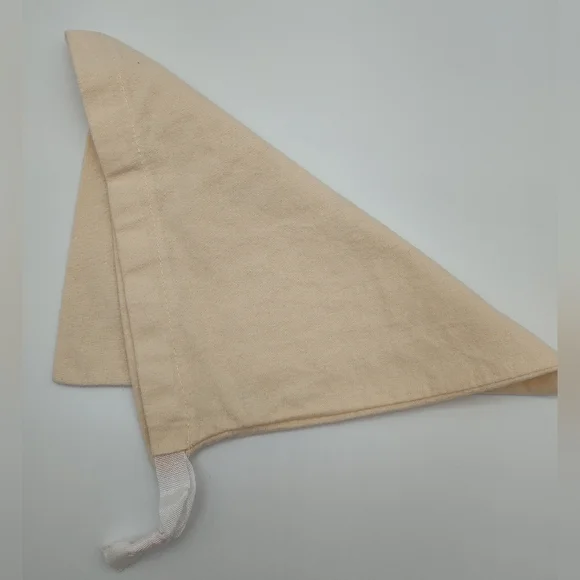 JIMMY CHOO LONDON Cotton Drawstring Dust Bag Shoe Storage Neutral Beige EUC - Picture 2 of 3